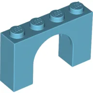 Brick Arch 1 x 4 x 2 / Medium Azure