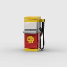 Classic Shell Gas Pump