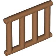 Bar 1 x 4 x 3 [End Tabs] / Medium Nougat
