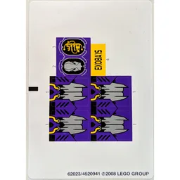 Sticker Sheet for Set 8115-1 / [No Color/Any Color]
