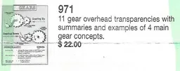 Overhead Transparencies, Gears
