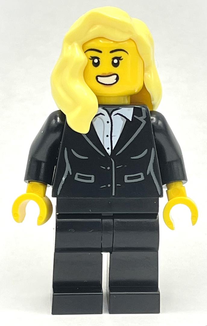 Lego Magician - Black Tuxedo, Bright Light Yellow Hair