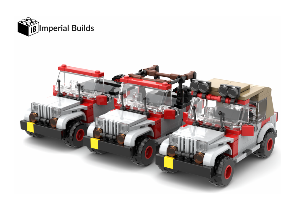 Lego Jurassic Park Jeep Wrangler Collection