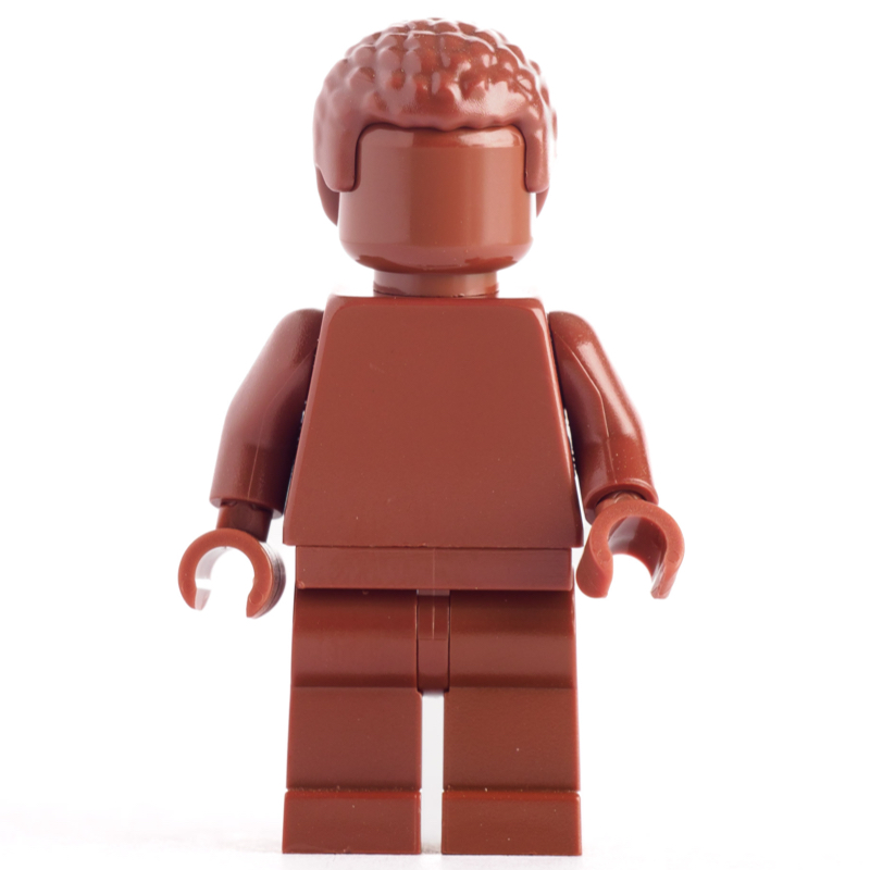 Lego Monochrome Reddish Brown with Hair