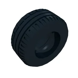 Tyre 30.4 x 14 VR Solid / Black