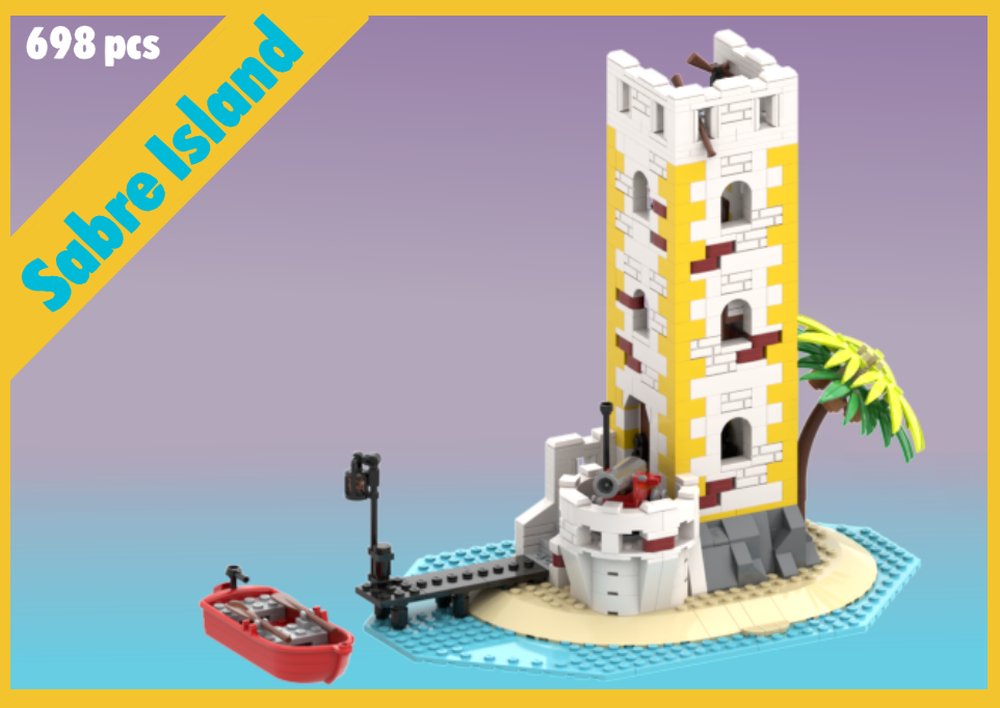 Lego Sabre Island (6265) remake
