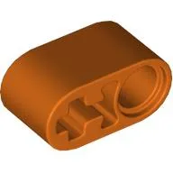 Technic Beam 1 x 2 Thick with Pin Hole and Axle Hole / Reddish Orange