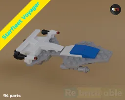 Classic Space Starfleet Voyager Mini-Scale