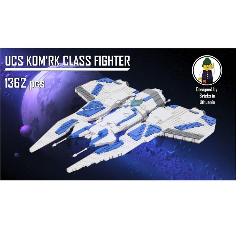 Lego UCS Kom'rk class fighter/Mandalorian Starfighter/Gauntlet starfighter MOC