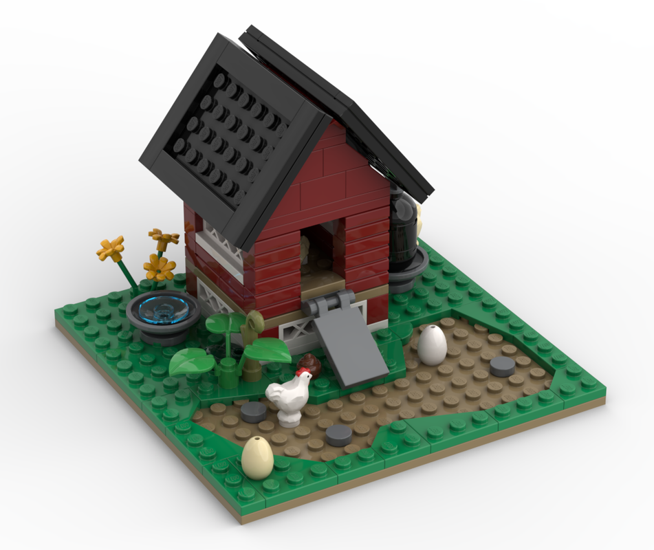 Lego Chicken Coop - Red Version