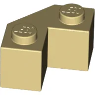 Brick Wedged 2 x 2 Facet / Tan