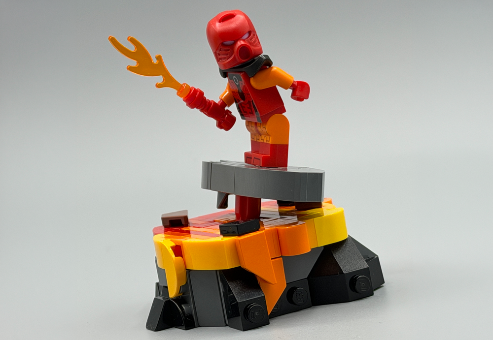 Lego Bionicle Cosplayer Lava Surfboard Display – (Fan‑Made) Build Instructions