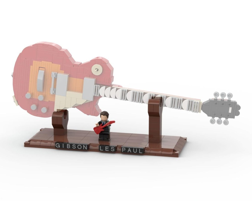 Lego Display Stand for Gibson Les Paul Standard '60s Heritage Cherry Sunburst