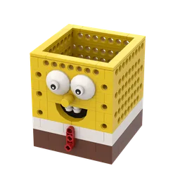 SpongeBob Square Bin GBC ball bin or pencil holder or desktop organizer
