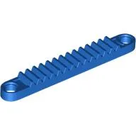 Technic Gear Rack 1 x 8 with Holes / Blue