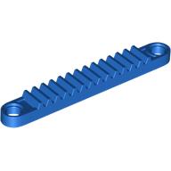Lego Technic Gear Rack 1 x 8 with Holes / Blue