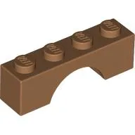 Brick Arch 1 x 4 / Medium Nougat