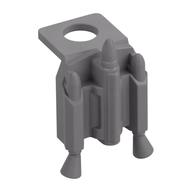 Lego Minifig Neckwear Jet Pack with Nozzles (Mandalorian) / Flat Silver