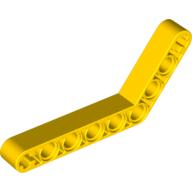 Lego Technic Beam 1 x 9 Bent (6 - 4) Thick / Yellow