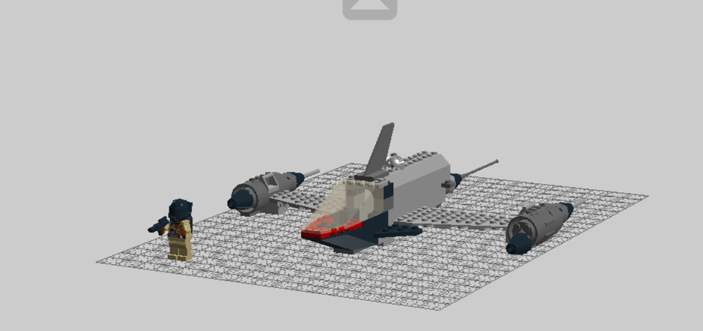 Lego N 13 white shark starfighter