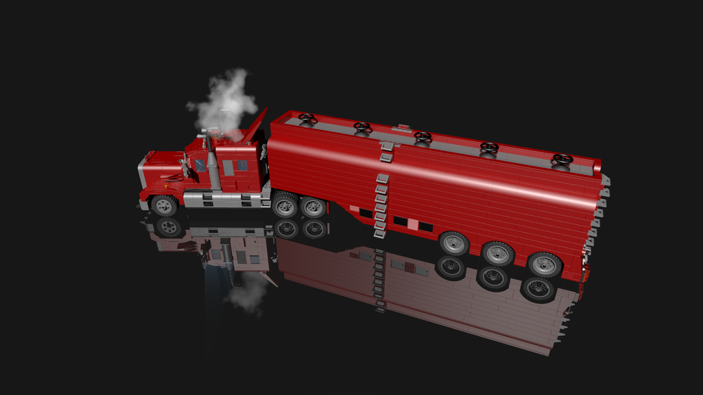 Lego Texaco Custom Tanker Truck