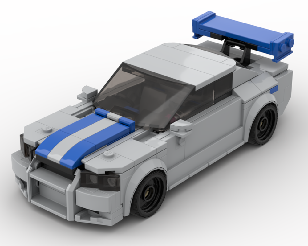 Lego 2Fast 2Furious Nissan Skyline GT-R (R34) MOD
