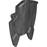 Lego Shield Broad with Spiked Bottom and Cutout Corner