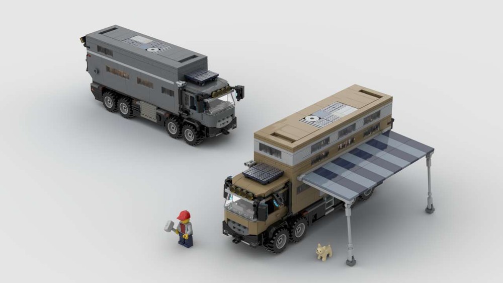 Lego Mercedes Arocs 8x8 Camper