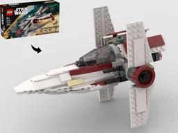 Alpha-3 Nimbus-Class V-Wing Starfighter - Alternate Build of 75402 ARC-170
