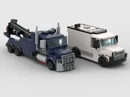 TASM 2 Aleksei tow truck and OSCORP armored truck