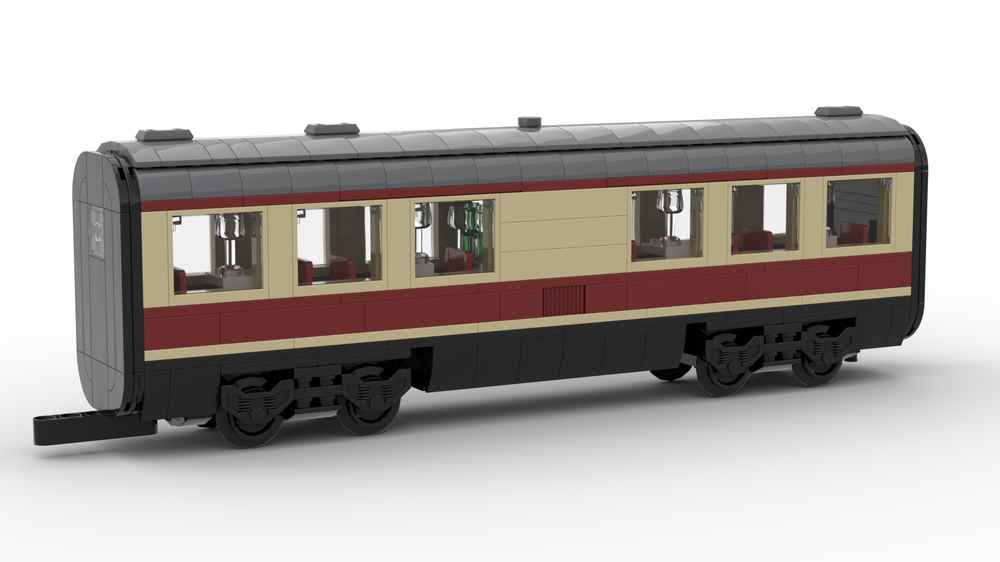 Lego BR 601 ( VT 11.5 ) TEE car with a bar from the German Federal Railway ( 6wide )