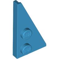 Lego Wedge Plate 2 x 4 27° Right / Dark Azure