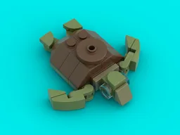 tiny green sea turtle