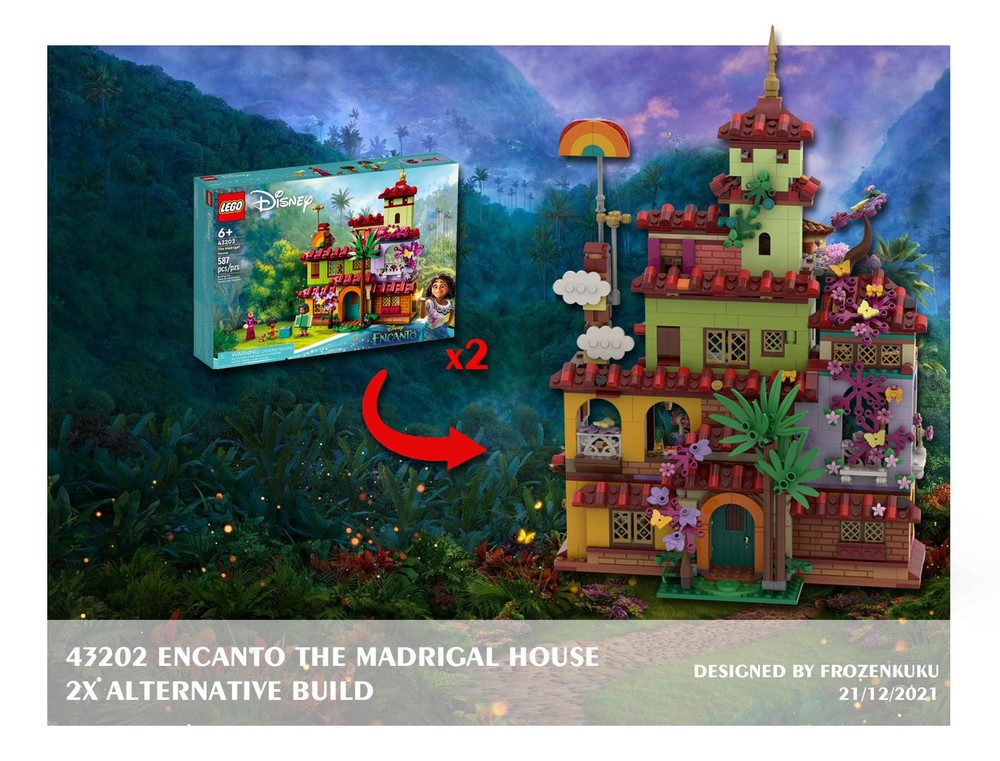 Lego Encanto The magical Madrigal house 43202 2x build