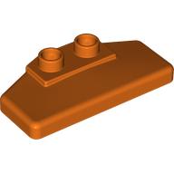 Lego Duplo Rear Spoiler 2 x 4 x 1 / 2 [Plain] / Reddish Orange