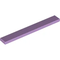 Tile 1 x 8 with Groove / Lavender