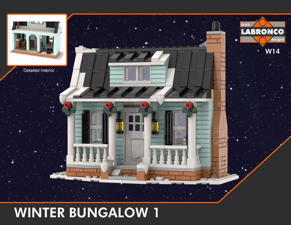 Lego W14 - Winter Bungalow 1
