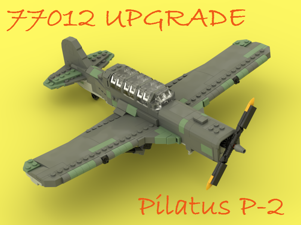 Lego 77012 Fighter Plane Chase - Pilatus P-2 Upgrade
