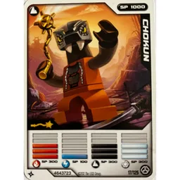 Trading Card, Ninjago Deck #2: 17 - Chokun - North American Version / [No Color/Any Color]