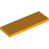 Lego Tile 2 x 6 / Bright Light Orange