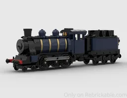 Orient Express 4-6-0 Steam Train (6-wide)