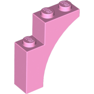 Lego Brick Arch 1 x 3 x 3 [Gothic] / Bright Pink