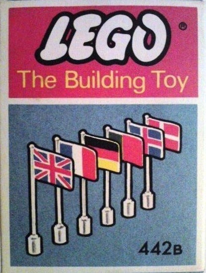 Lego 6 International Flags (The Building Toy)