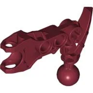 Large Figure Skeletal, Limb, Angular with Ball Joint and Ball Socket (Av-Matoran) / Dark Red