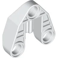 Technic Connector Block 3 x 3 Triangular with Axle, and Pin Hole / White
