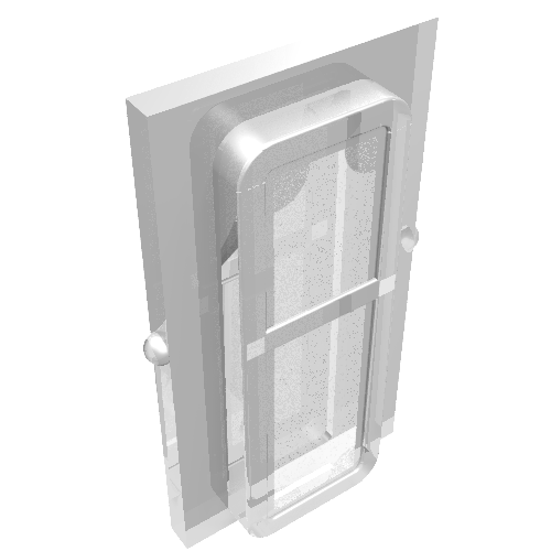 Lego Glass for Train Window 1 x 2 x 3 / Trans-Clear