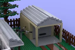 single bay shed