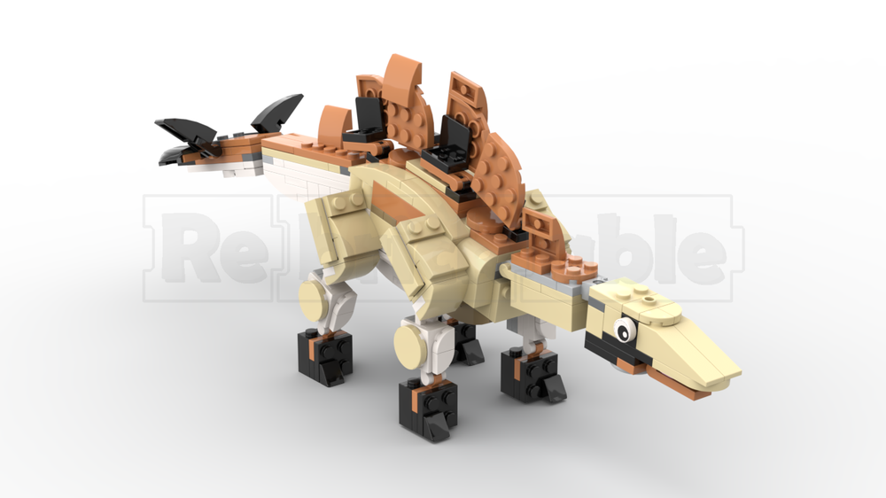 Lego Stegosaurus adorabilis (LEGO 31137 Alternate)