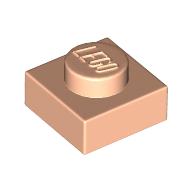 Lego Plate 1 x 1 / Light Nougat