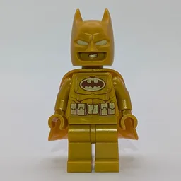 Batman, Pearl Gold Suit, Cape, and Cowl